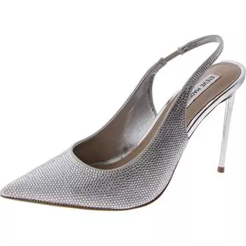 Женские туфли Mariah со стразами и острым носком на каблуке Slingback Steve Madden, цвет rhinestones