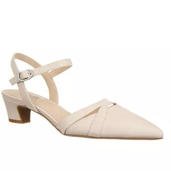 Женские туфли Marlee из искусственной кожи с пряжкой и блочным каблуком LifeStride, цвет almond milk