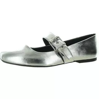 Женские туфли Mellie с мягкой стелькой и круглым носком на плоской подошве DV By Dolce Vita, серебряный