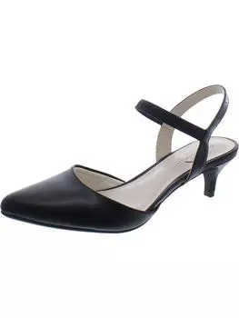 Женские туфли Miley из искусственной кожи с острым носком на каблуке-рюмочке LifeStride, цвет smooth calf black