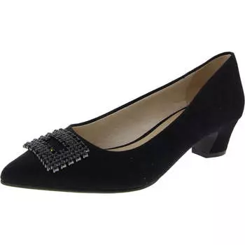 Женские туфли MINX BLING из искусственной замши на блочном каблуке LifeStride, цвет black microsuede