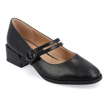 Женские туфли на блочном каблуке Journee Collection Tru Comfort Foam Savvi, черный