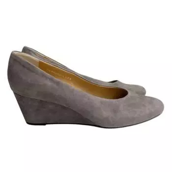 Женские туфли на каблуках Dilys Suede из серой замши VANELi, цвет grey suede