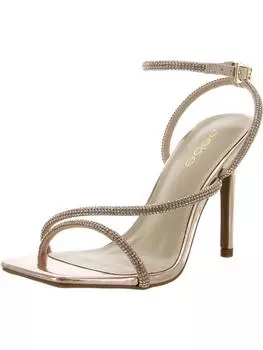 Женские туфли на каблуках со стразами и ремешком на щиколотке Millan Bebe, розовый