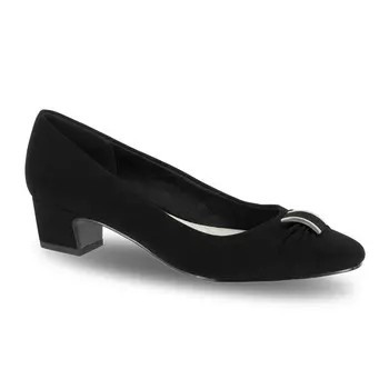 Женские туфли на каблуке Easy Street Eloise, цвет Black Suede