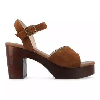 Женские туфли на каблуке-катане из натуральной кожи Journee Collection Tru Comfort из пеноматериала Journee Signature