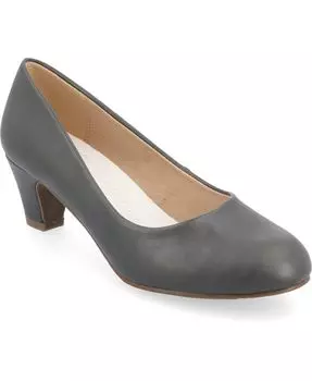 Женские туфли на каблуке Luu Journee Collection, цвет Gray- Faux Leather Polyurethane