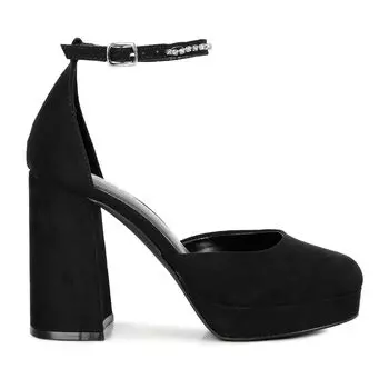 Женские туфли на каблуке на платформе London Rag Hettie London Rag, розовый