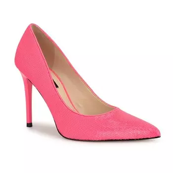 Женские туфли на каблуке Nine West Fresh, цвет Pink Sequin