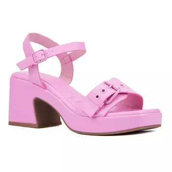 Женские туфли на каблуке Olivia Miller Slay на платформе, розовый