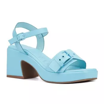 Женские туфли на каблуке Olivia Miller Slay на платформе, цвет Light Blue