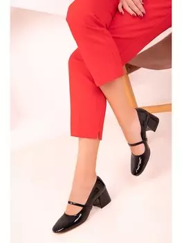 Женские туфли на каблуке под кожу Soho Exclusive, черный