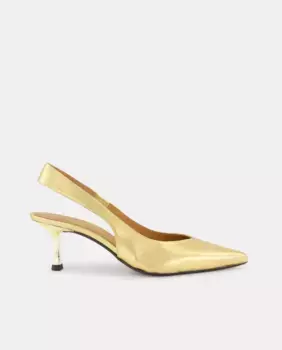 Женские туфли на каблуке с открытой пяткой Latouche, золотой