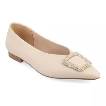 Женские туфли на плоской подошве из пеноматериала Tru Comfort Foam Journee Collection Elowen, бежевый