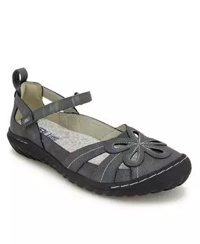 Женские туфли на плоской подошве Mary Jane с вырезом «Магнолия» JBU