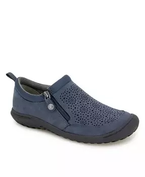 Женские туфли на плоской подошве с круглым носком Avery JBU, синий