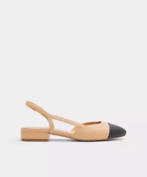 Женские туфли на плоской подошве с круглым носком Aldo, бежевый