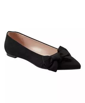 Женские туфли на плоской подошве с острым носком и бантом Sophy Bandolino, черный