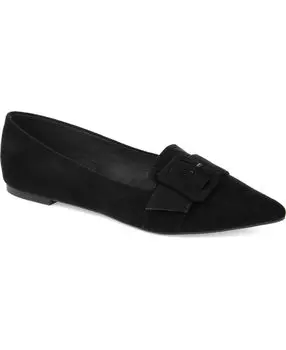 Женские туфли на плоской подошве с пряжкой Audrey Journee Collection, черный
