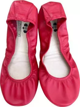 Женские туфли на плоской подошве The Storehouse в вишнево-красном цвете Storehouse Flats
