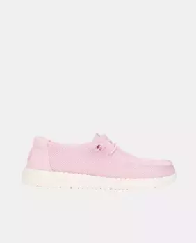 Женские туфли на шнуровке из эластичной сетки HeyDude, розовый