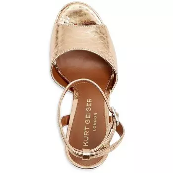 Женские туфли на шпильке с открытым носком PIERRA PEEP, золото