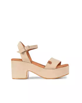 Женские туфли на танкетке Popa, цвет Natural