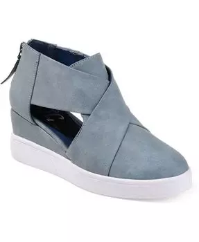 Женские туфли на танкетке Seena Journee Collection, синий