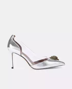 Женские туфли на высоком каблуке Belgravia Vinyl Kurt Geiger, серебряный