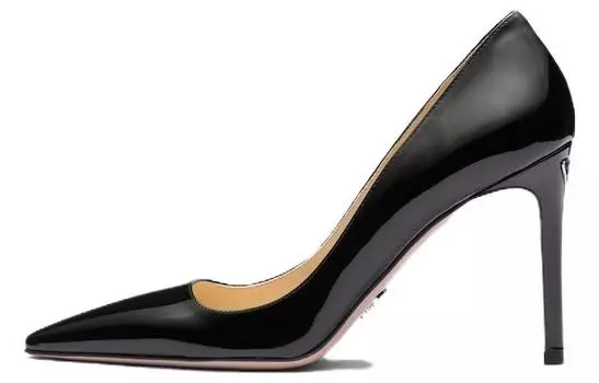 Туфли Prada на высоком каблуке, черный