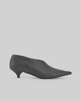 Женские туфли на высоком каблуке с острыми носами Adolfo Dominguez, темно-серый