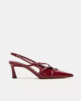 Женские туфли на высоком каблуке с пряжками Steve Madden, красный
