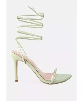 Женские туфли на высоком каблуке «Сфинкс» со шнуровкой London Rag, зеленый