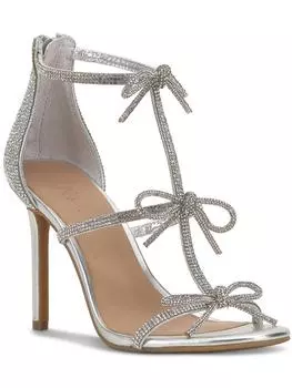 Женские туфли Nolino с бантами и ремешками на каблуках INC, серебряный