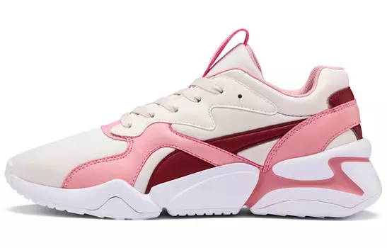 Женские туфли Nova Lifestyle с низким верхом, белые/пудровые Puma