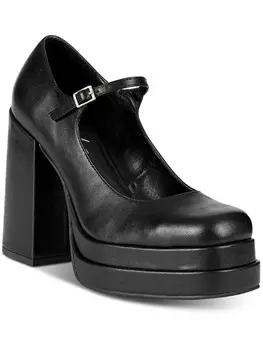 Женские туфли Octavia на каблуке Mary Jane с пряжкой Wild Pair, цвет Black Smooth