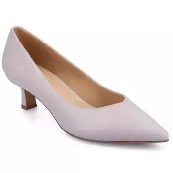 Женские туфли Pammie средней и широкой полноты без застежек на каблуке-рюмочке Journee, сиреневый