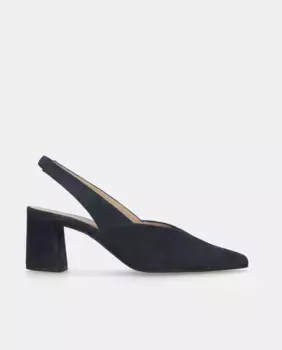 Женские туфли Phoebe из мягкой замши Mascar, тёмно-синий