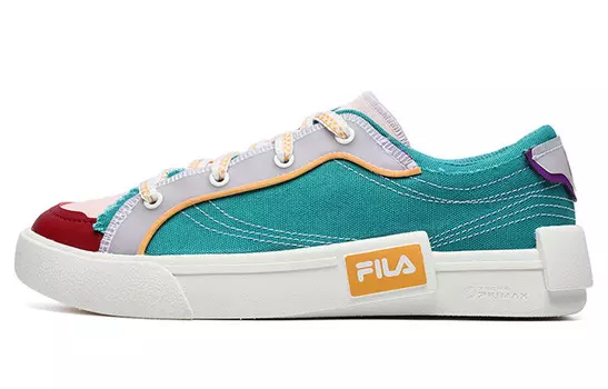 Женские туфли POP Canvas с низким верхом Duck Aqua Blue/янтарный Fila Fusion