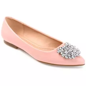 Женские туфли Renzo без каблуков Journee Collection, розовый