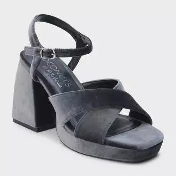 Женские туфли Robin Platform Heels из серого бархата Matisse
