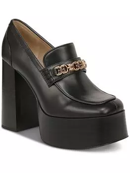Женские туфли Rowe из искусственной кожи на платформе и каблуках Sam Edelman, цвет black box