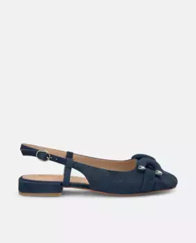 Женские туфли с декоративным элементом в виде стремени на носке Alma en Pena, синий