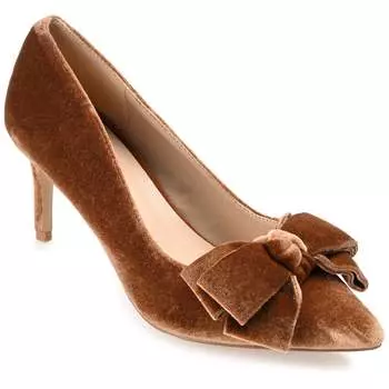 Женские туфли с кристаллами Journee Collection, коричневый