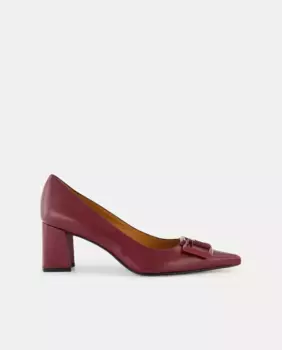 Женские туфли с логотипом Latouche, бордовый