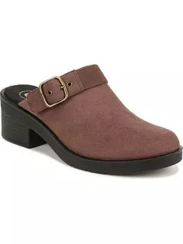 Женские туфли-сабо с пряжкой и круглым носком Open Book Bzees, цвет mustang