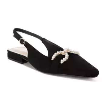 Женские туфли Salova с открытой пяткой London Rag, черный