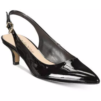Женские туфли Scarlett II с острым носком на каблуке-рюмочке Bella Vita, черный