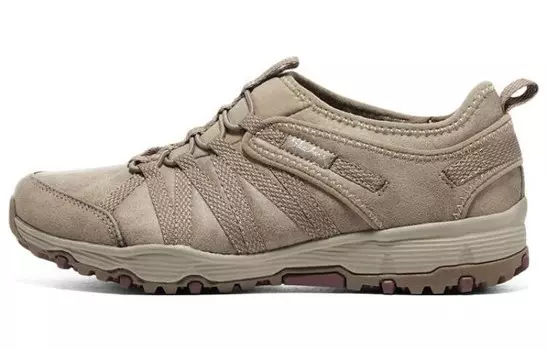 Женские туфли Seager Lifestyle с низким верхом, серо-коричневые Skechers