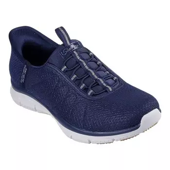 Женские туфли Skechers Hands Free Slip-ins Brilliant, темно-синий
